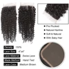 4x4 HD Transparent Lace Frontal Closure Human Hair Straight Body Wave Deep Kinky Curly Remy Hair Free Part PrePlucked Natural 5