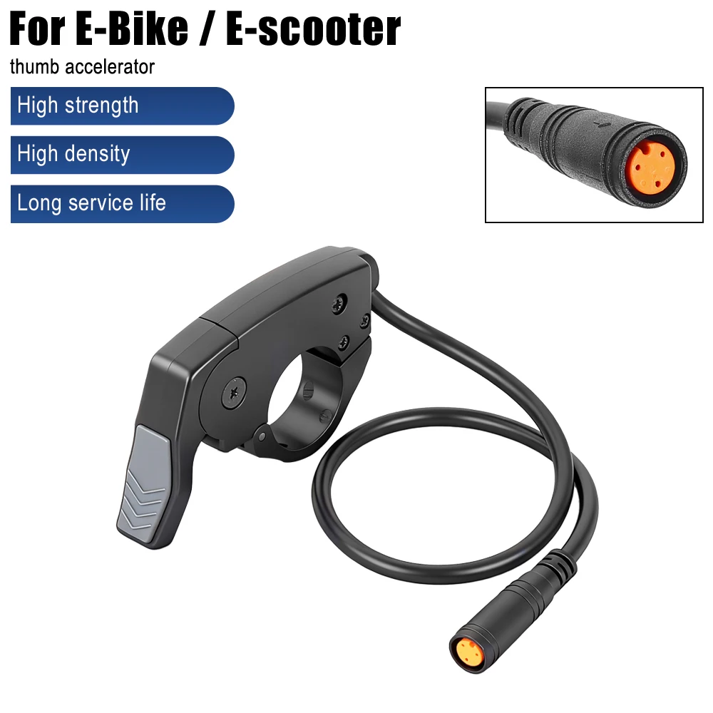 36V 48V 60V 72V Universal E-Bike/Elektroroller Daumengas TT009 3-Pin-Anschluss links/rechts 22mm Lenkerbeschleuniger – Detail 1