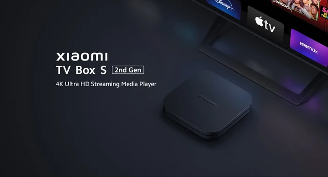 Mi TV Box S 2nd Gen,Boitier IPTV avec TV Stick 4K Ultra HD Dolby Atmos boîtier  iptv Box avec Générique Chromecast Google TV System,2GB RAM+8GB ROM iptv  Box TV Boitier IPTV 2GB