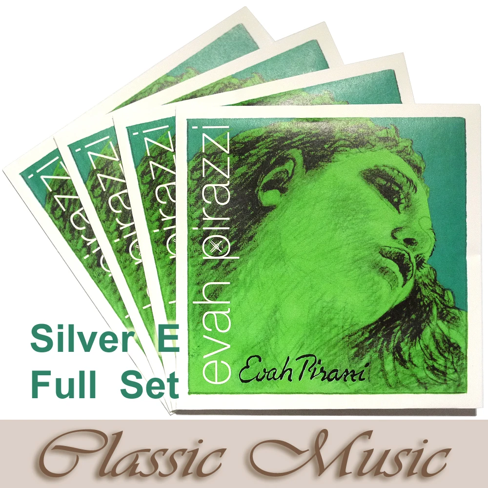 

Pirastro Evah Pirazzi Violin Strings Full Set with Sliver E（419021),Ball End, Original Made in Germany for 4/4