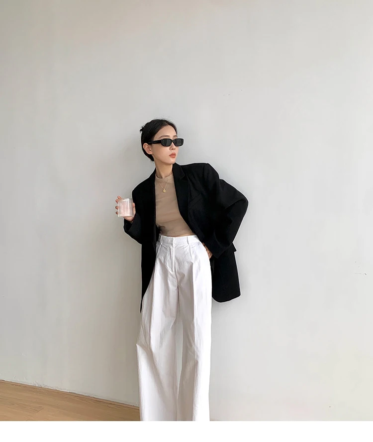 Jaqueta de Escritório Goplus Terno Feminino Senhoras Primavera Cabolsas Blazer Preto Oversized Jaquetas Colbert Dames Jas Chaqueta Mujer C60097 12 Home & Garden