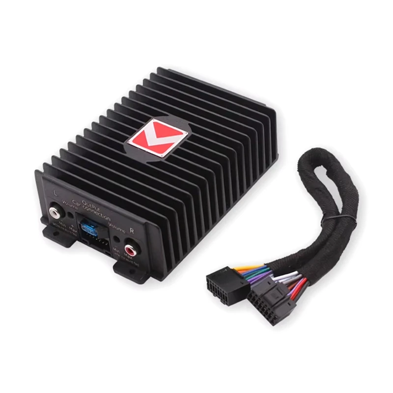 Android Navigation DSP Amplifier Box Professional Car Stereo Audio 4X80w High Power Sound Upgrade Hifi DSP Amplifier, Durable