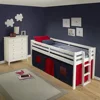 Jasper Twin Junior Loft Bed with Playhouse Tent Storage Features Durable Polyester Frame Ideal Kids Bedroom Space Saving 5
