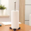 ORZ Christmas Standing Paper Towel Roll Holder for Kitchen Bathroom with Weighted Base Suction Cups for One-Handed Operation 1