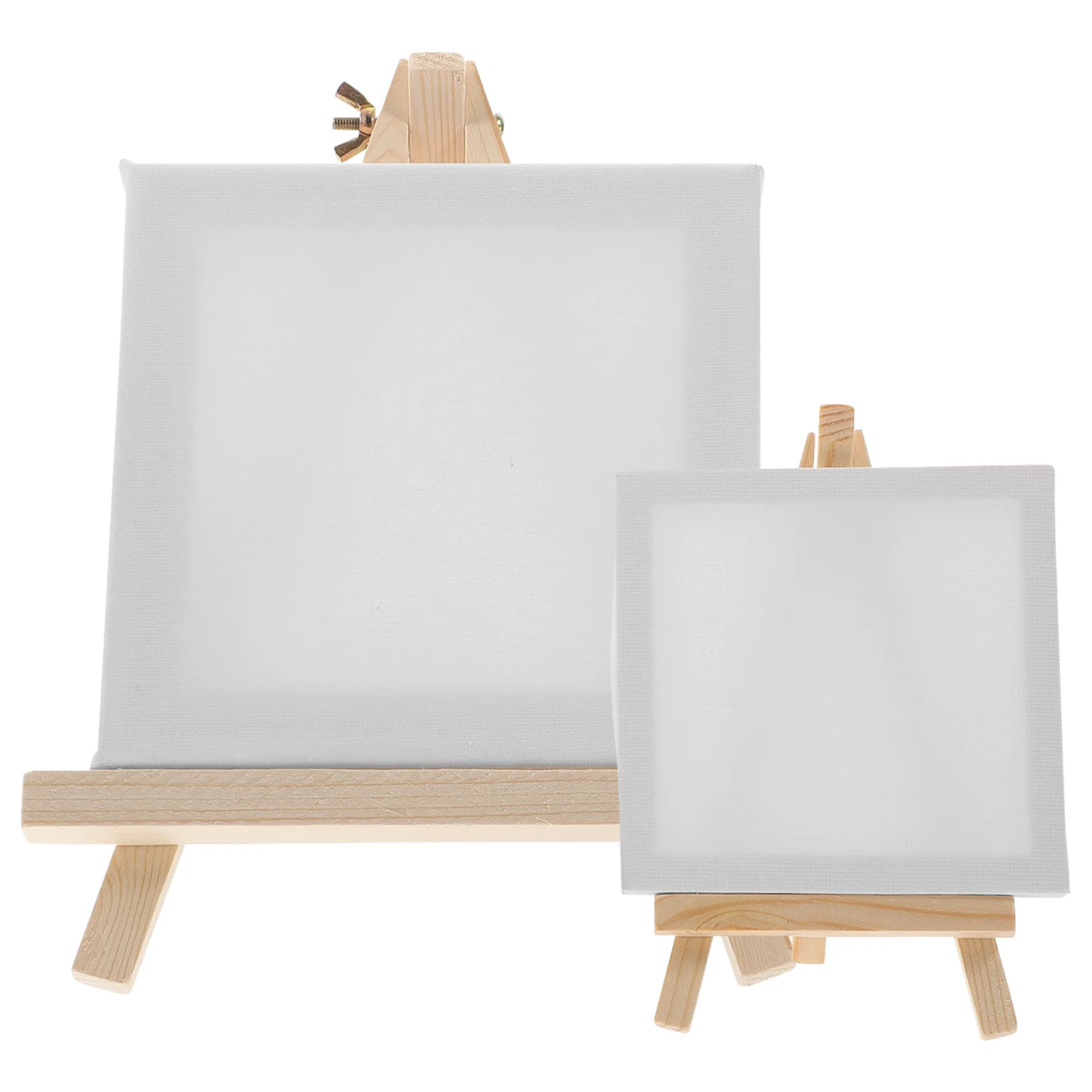 2PCS Mini Sketching Easel Set Painting Canvas Multifunctional Drawing Stands for Home Drawing Artists