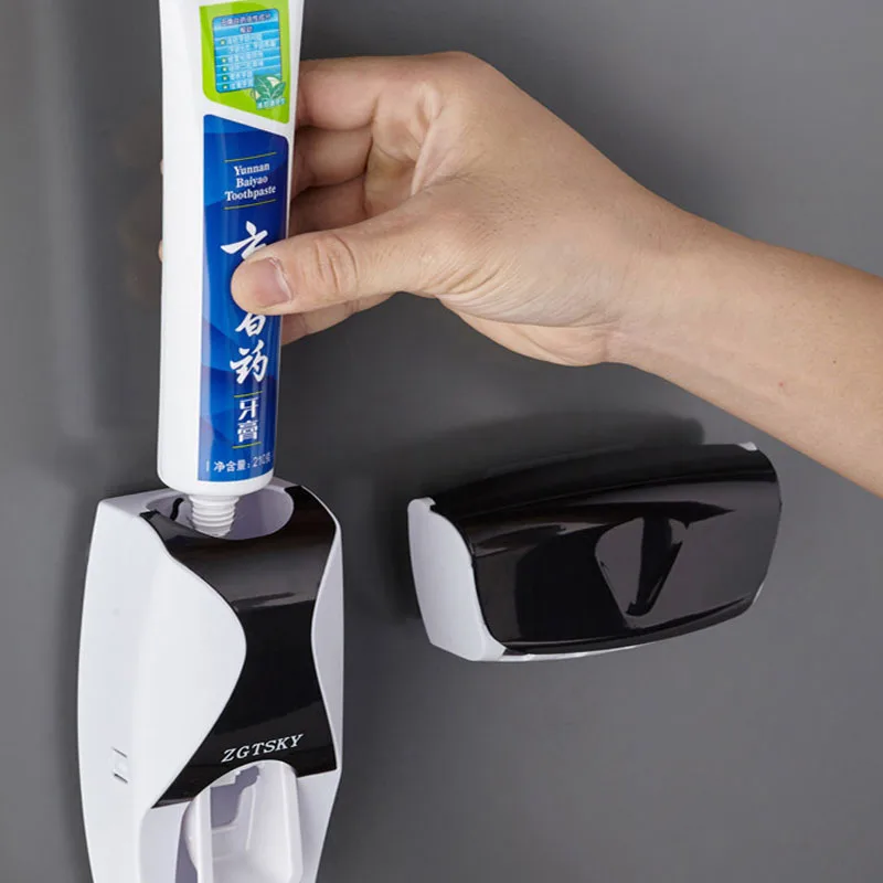 BUILDEC Distributeur de dentifrice électrique automatique avec capteur  mural pour salle de bain