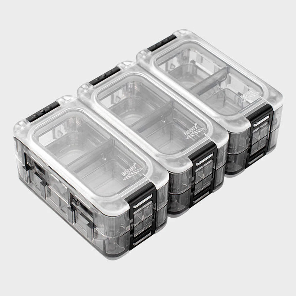 1-3PCS Fishing Tackle Box Waterproof Tool Box Fishing Hook Storage Containers Carp Organizer Case Fishing Accessories Pesca