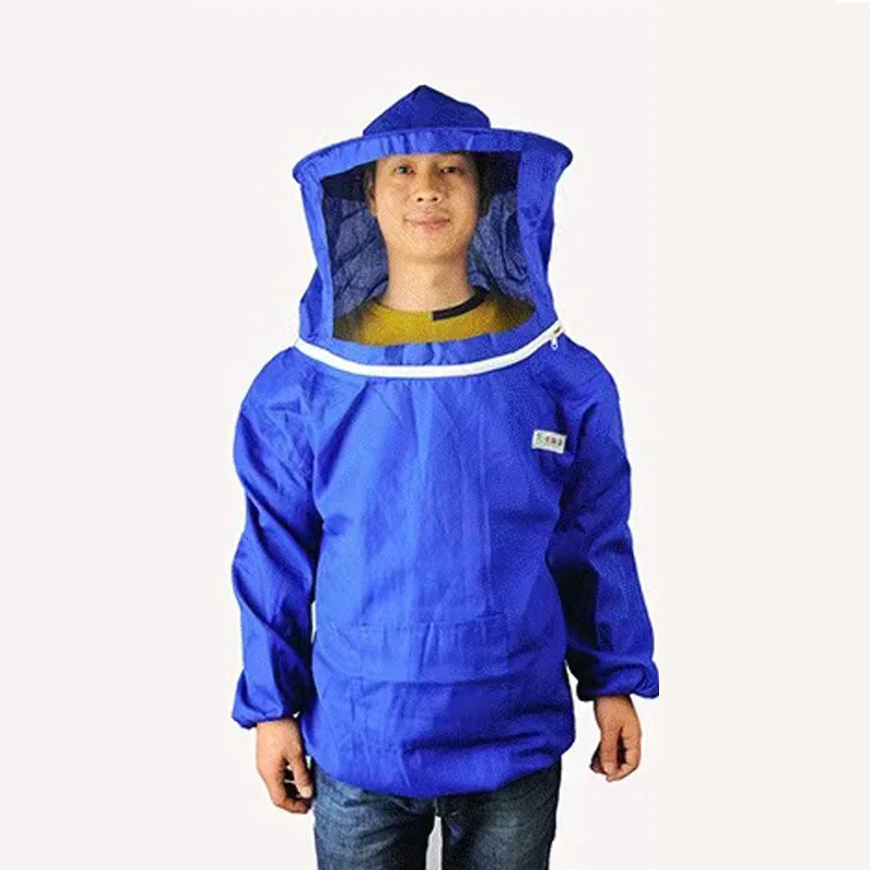 Description Picture 6 of itemProfessional Protective Clothing Beekeeping Protective Equipment Apicultura Clothes Beekeeper Costume Veil Hood Hat Anti-Bee