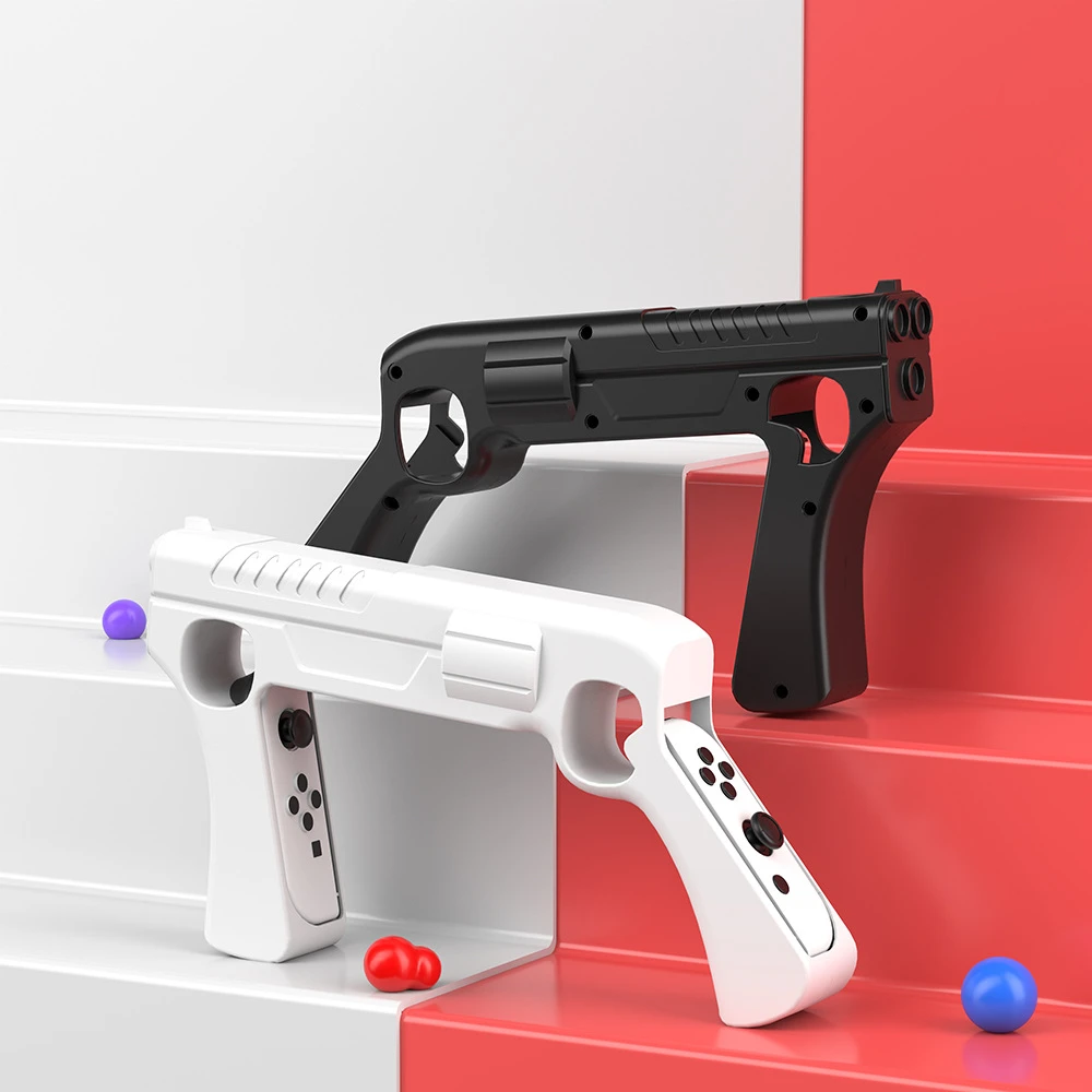For Splatoon 3 Gun Shape Handgrip Sense Joystick For Nintendo Switch Ns