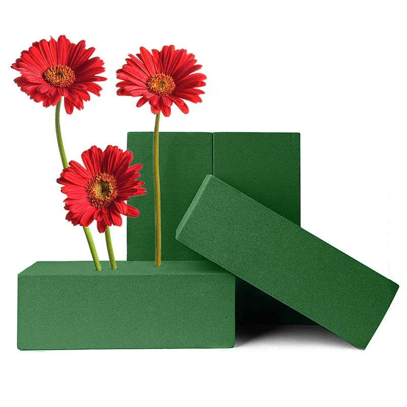 DIY Floral Foam Brick Artificial Flower Packing Flowers Arranging Mud Florist Styrofoam Block For Wedding Party Holiday Decor