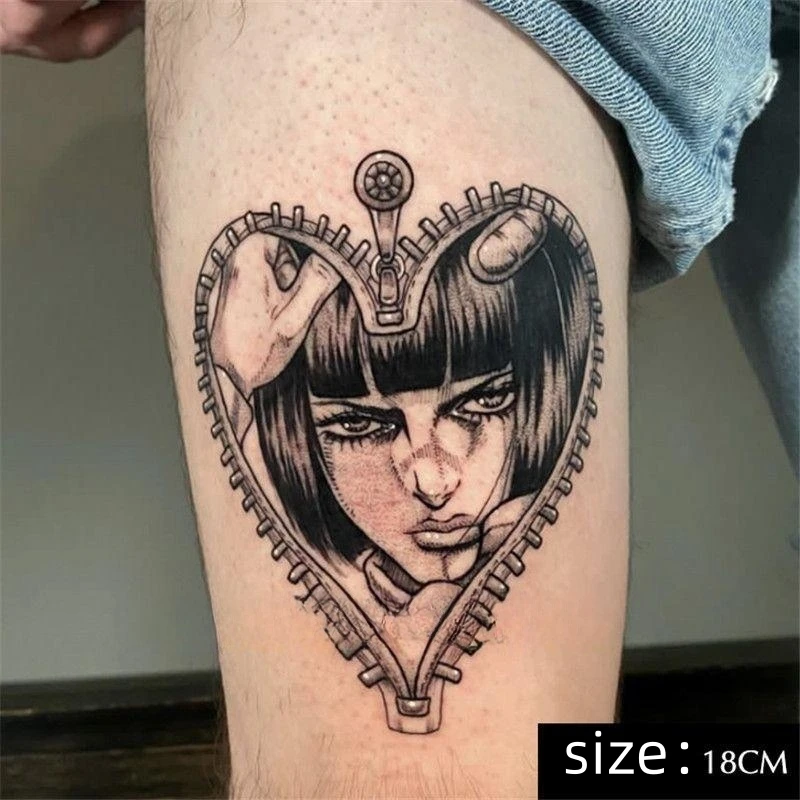 Luna Store Anime Jojo Bizarre Adventure Tatuaggi Temporanei Cartoon Buccellati Tattoo Body Art Impermeabile Falso Tatoo Sticker