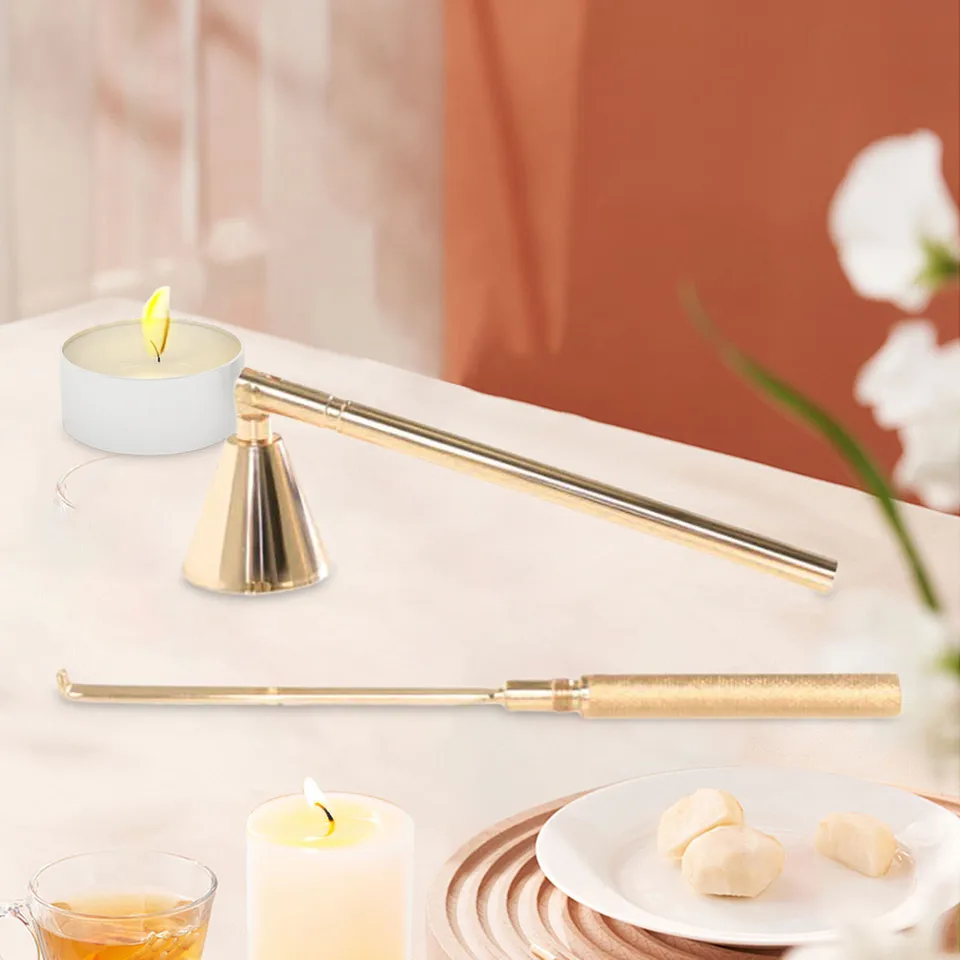 RONXS - Ensemble D'accessoires De Bougie 3 En 1 Avec Coupe-mèche, éteignoir à Bougie, Crochet Plongeur à Mèche Avec Emballage Cadeau Pour Les Amateurs De Bougies | Votre Wishlist Sur