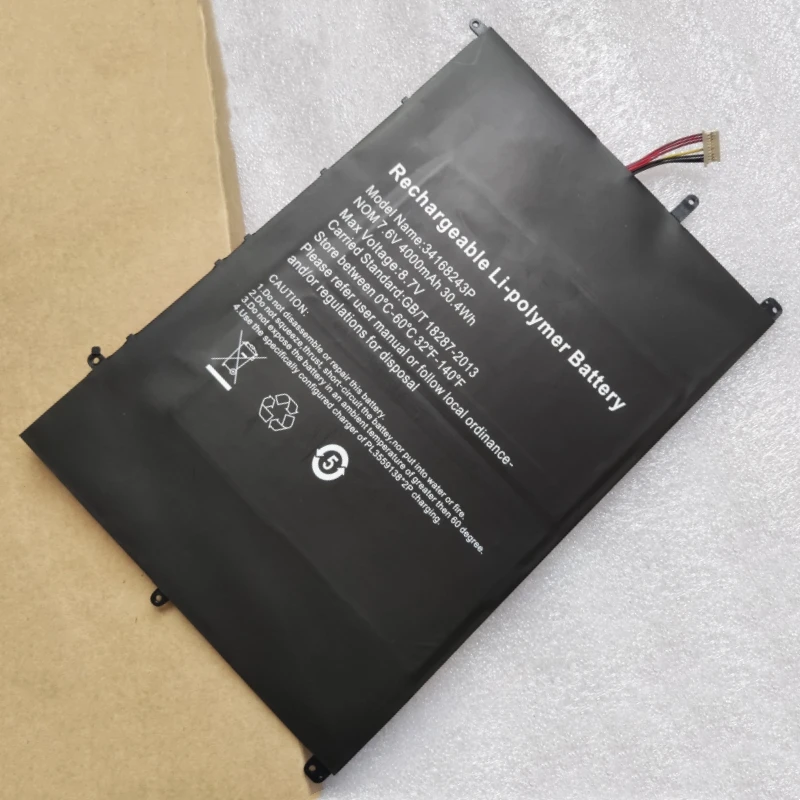 Bateria para Chiwei Bmax X15 Y1x4 X156-mc Tablet pc 34168243p H34168243p 7.6v 5000mah 38wh Novo