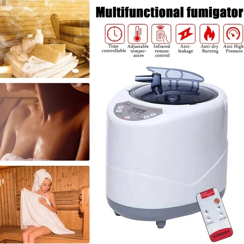 Single Personal Steam Sauna Spa Portable Folding Steam Sauna with 1000W&2.6L Steam Generator Person Sauna Tent for Relaxation 6