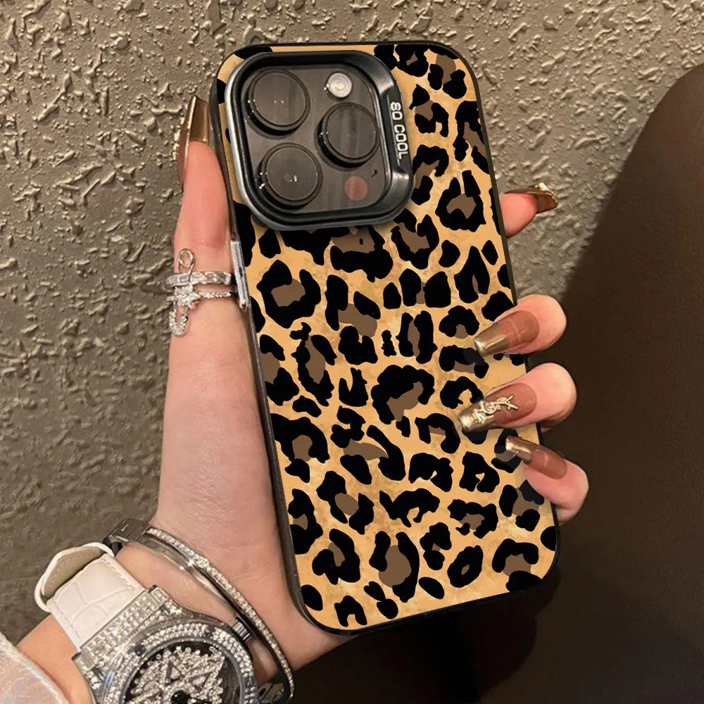 Luxury Leopard Print Shockproof Phone Case