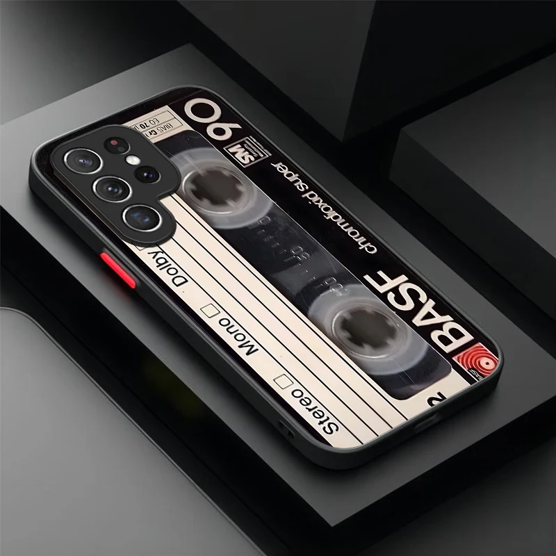 Lucky Tape Pattern Matte Hard Phone Case - Stylish Protective Cover
