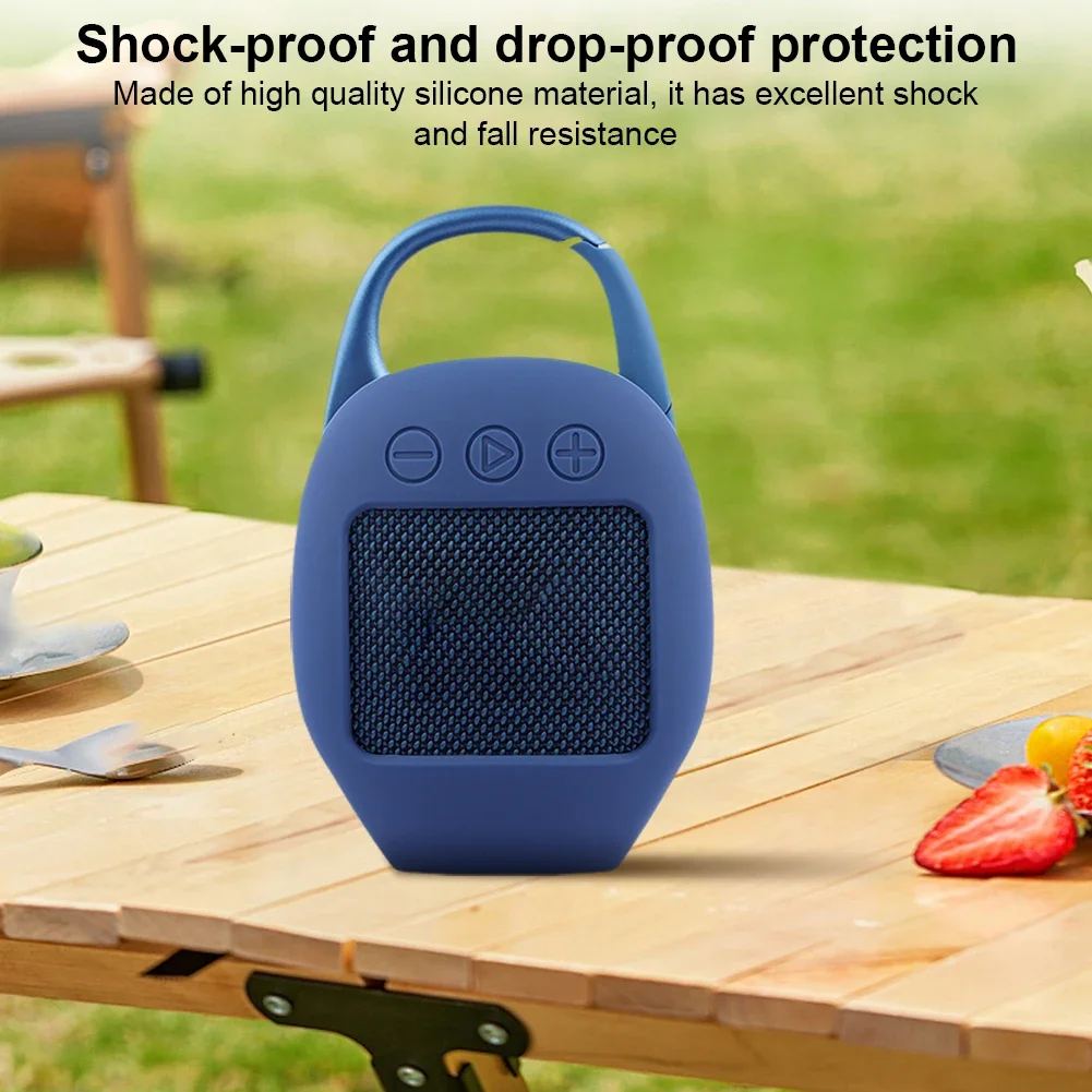 Silicone Cover Case For JBL CLIP5 Portable BT Speaker Protective Skin Shockproof Soft Carrying Case Speaker Shell Accessories