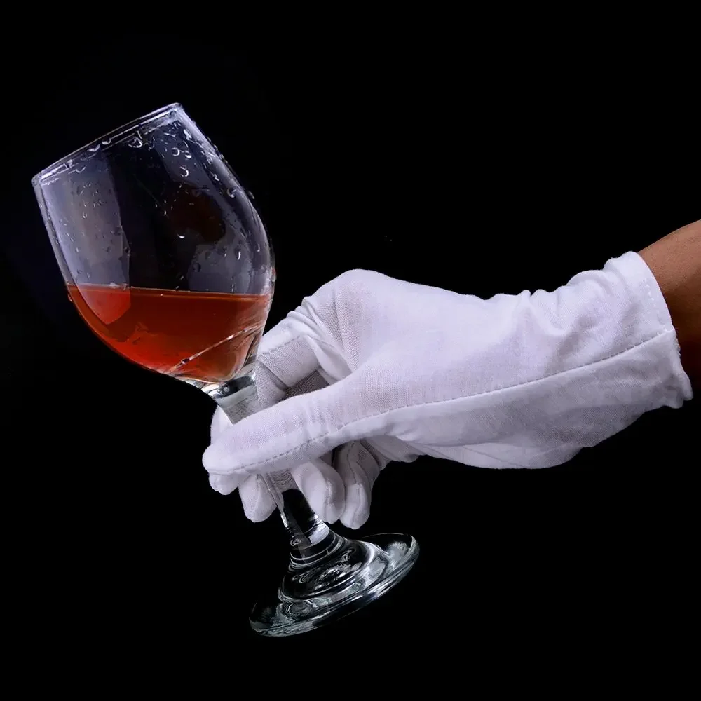 Cotton Gloves Work Gloves 12 Pairs for Dry Hands