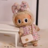 17cm Labubu Doll Clothes Advanced luxury design customization Heartbeat Macaron Labubu Doll Clothes Changing clothes Pendant set 5