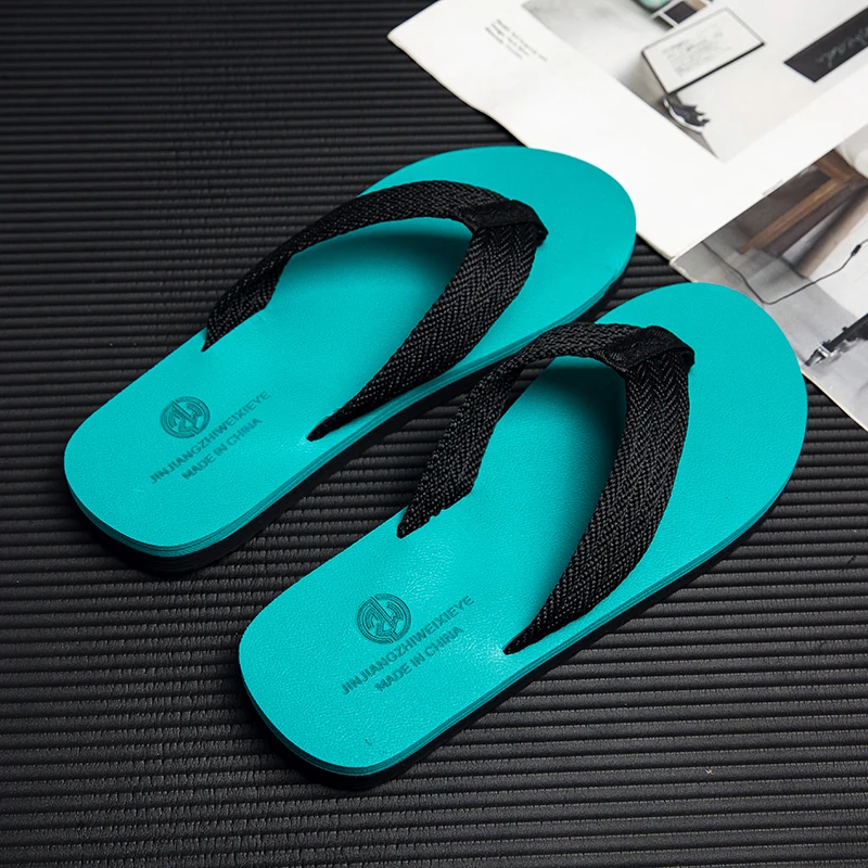 Man Minimalist Fashion Holiday Leisure Beach Slippers Men Anti-slip Mens Slippers Summer Trend Lightweight Flip Flops - Image 6