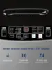 KRIB BLING Full Automatic Washing Machine with LED Display 17.7 lbs Portable Washer Drain Pump 10 Programs & 8 Water Levels 4
