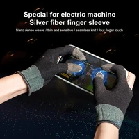 1Pair Finger Sleeves For Mobile Gaming PUBG Anti Slip Sensitive Touch Screen Fingertips Gloves Cover Cell