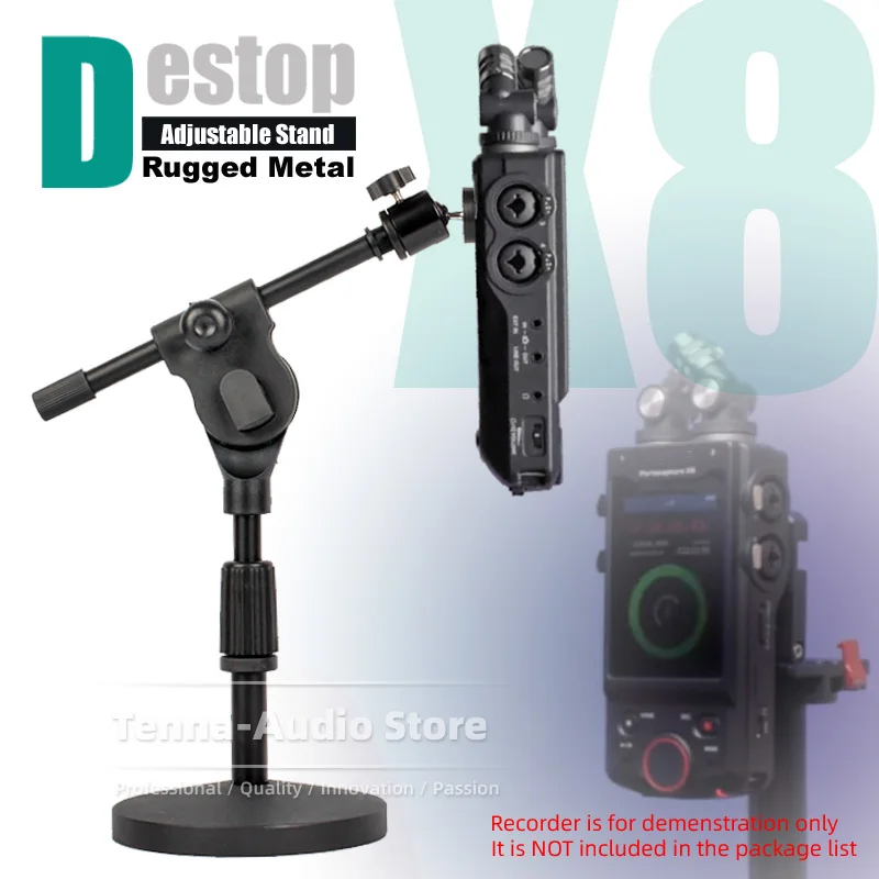 Supporto Per Microfono Da Tavolo Regolabile In Altezza Per Registrazione Da Tavolo Per Tascam X8 X 8 Registratore Supporto Da Tavolo Per Microfono Da 