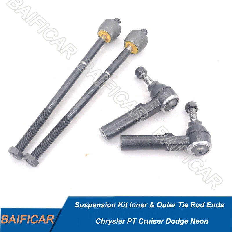 Baificar Brand New 4 Pcs Suspension Kit Inner &amp Outer Tie Rod Ends 4762861AA 5015316AA For Chrysler PT Cruiser Dodge Neon | Автомобили