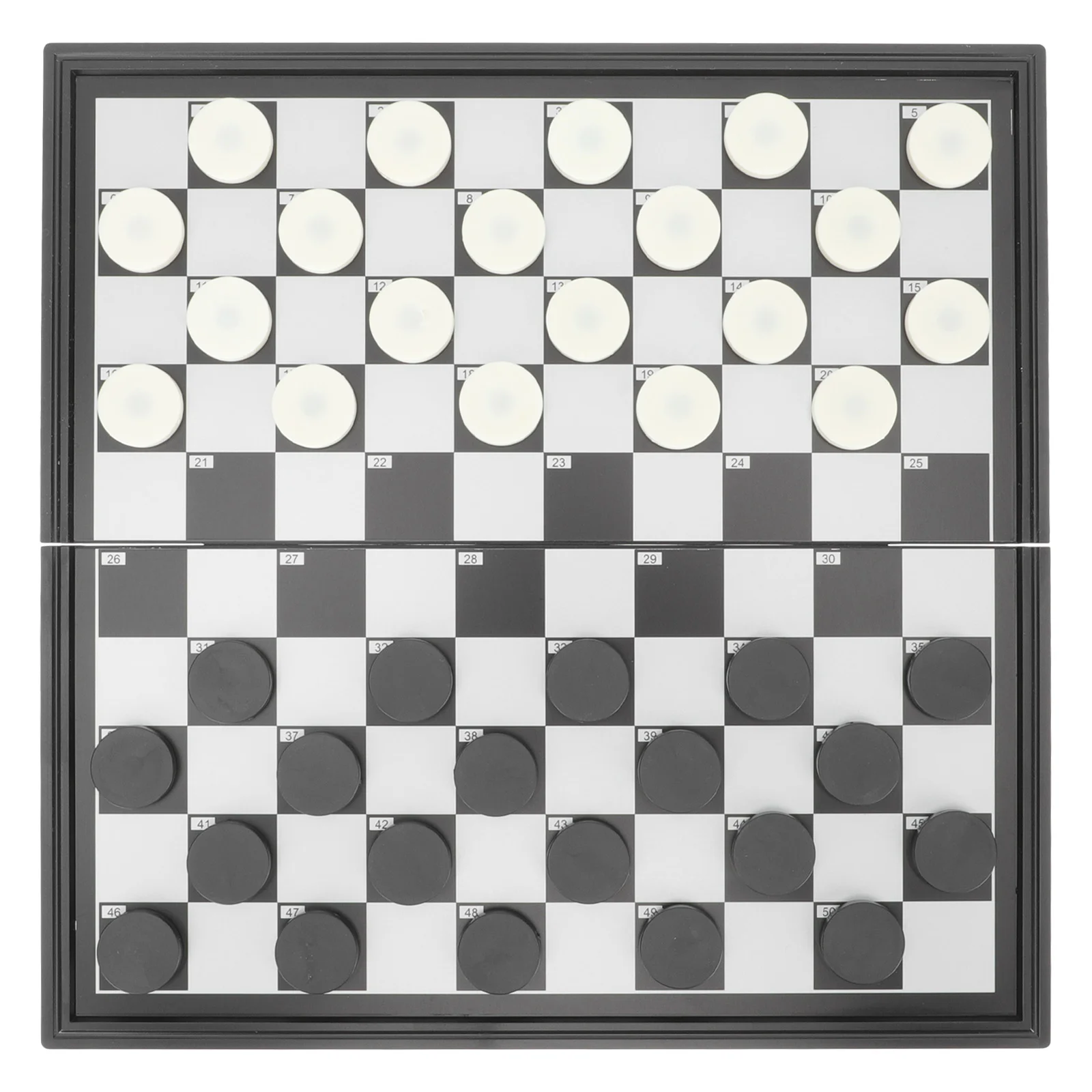 

Checkers Classic Toys Entertaining Party Board Game Fold Hips High Impact Plastic Trainer Child Folding Checkerboard