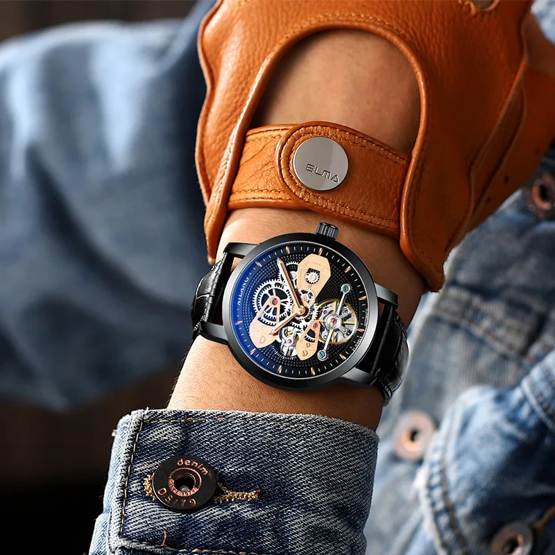 Orologio da polso di lusso AILANG, orologio da polso da uomo in acciaio inossidabile impermeabile con tourbillon, automatico, meccanico, Relojes Hombre_voghion.com