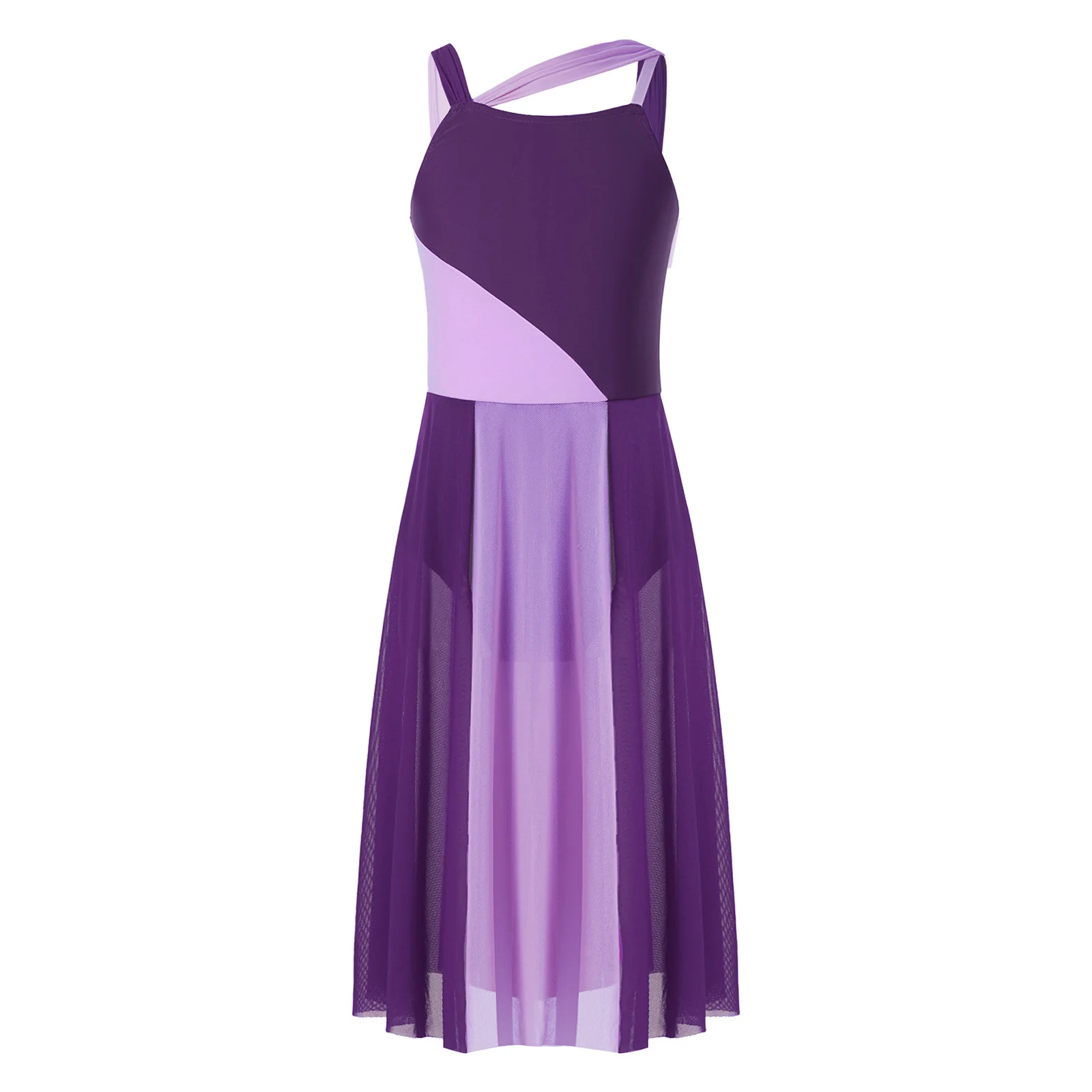 thumbnail image 1 of Vestido de leotardo para danza lírica, ballet, gimnasia artística, niñas, clásico, moderno, contemporáneo, latino, disfraz de actuación, 1 of 5