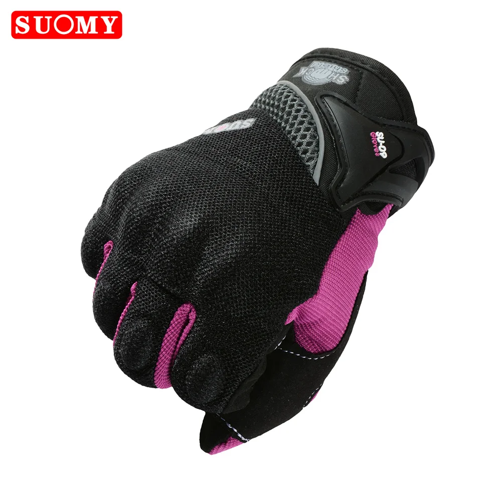 SUOMY Summer Motorcycle Gloves Touch Screen Full Finger Racing/Climbing/Cycling/Riding Sport Windproof Motocross Gloves Luvas