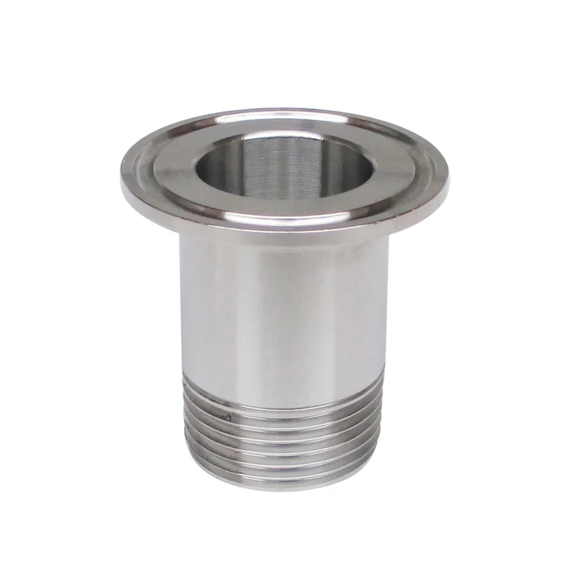 1/4" 3/8" 1/2" 3/4" 1" 2" BSPT male thread adapter x 1/2" 1.5" 2" tri clamp 304 stainless steel pipe fitting hose pipe fitting tee adapter