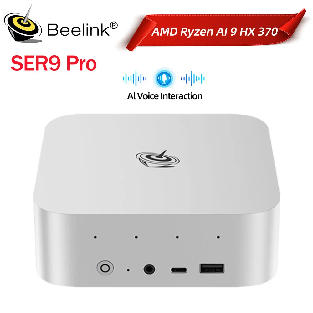 Beelink SER9 Pro AMD Ryzen AI9 HX370 Powerful AI PC 32G DDR5 1T