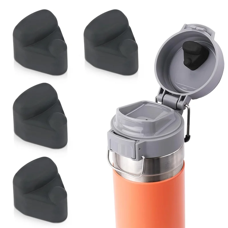 Stanley Quick FILP GO 24 Oz 36 Oz, 누출 방지 실리콘 스토퍼용 AB41-4Pcs 교체 스토퍼