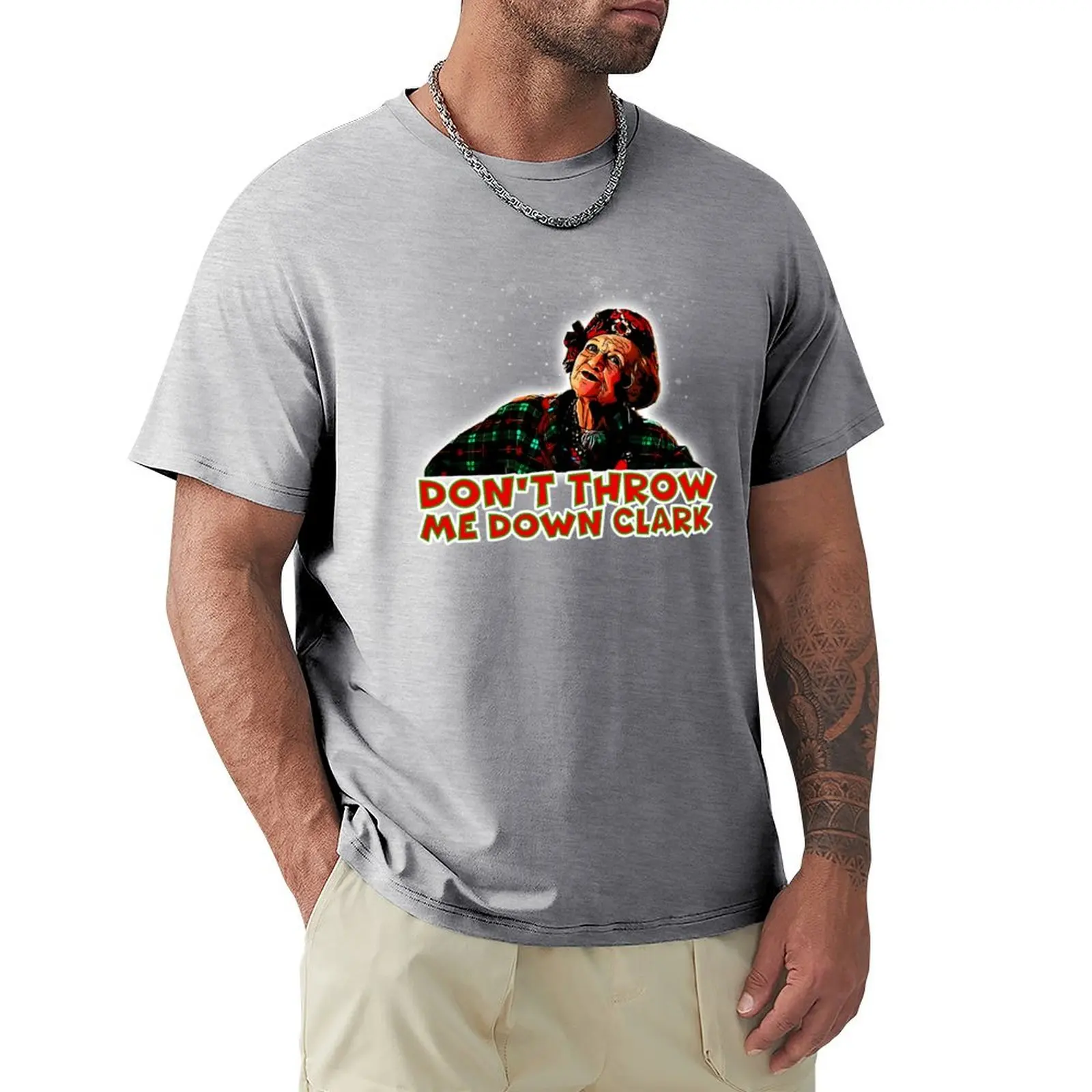 

dont throw me down clark T-Shirt shirts graphic tees vintage clothes Blouse t shirts for men cotton