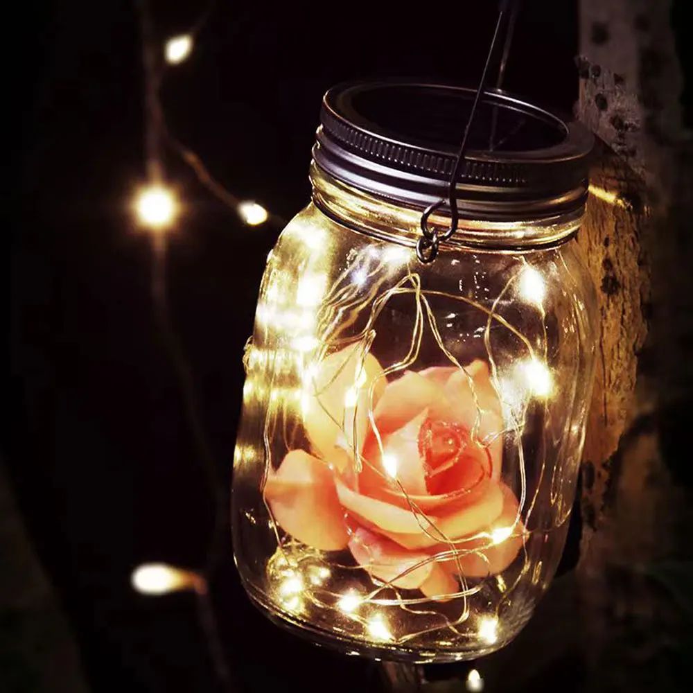 Рисунок 5 - Гирлянда с крышкой Мейсона на солнечной энергии IP65