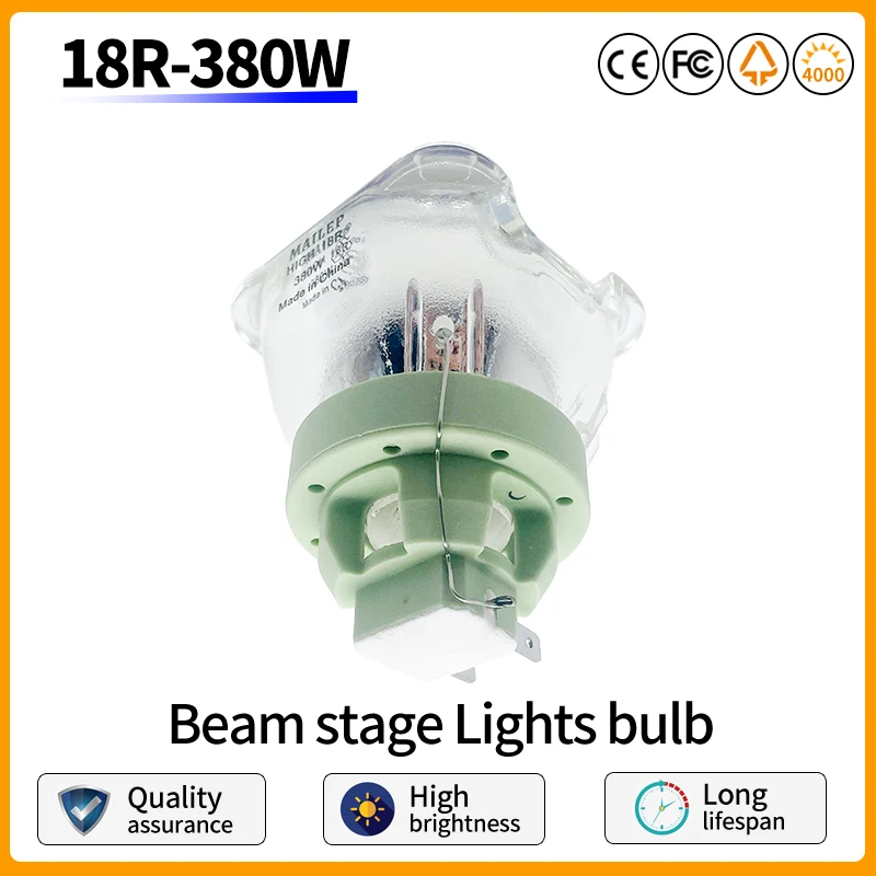 

Free shipping 18R 380W Moving Beam Light SIRIUS HRI 380w Bulb for MSD Platinum Stage Lamp For DJ Disco Stage Lighting