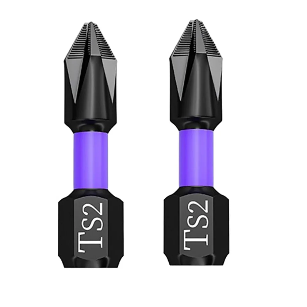 

2pcs Non-slip Cross Screwdriver Set PH2 Magnetic BatchHead PH2 Magnetic Batch-Head Impact Screw Driver Bit 25/50/65/70/90/150mm