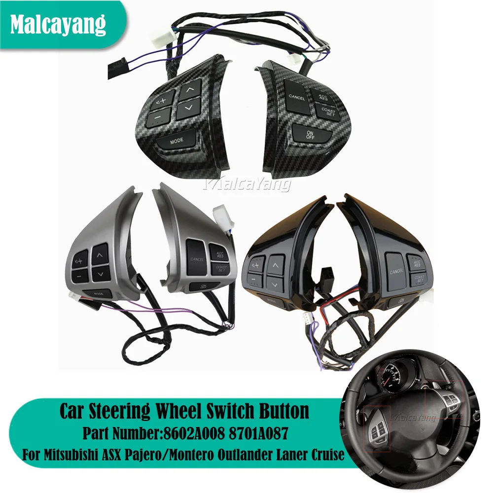 

Автомобильное радио для стайлинга кнопка переключения громкости рулевого колеса для Mitsubishi ASX 2007-2012 Outlander круиз