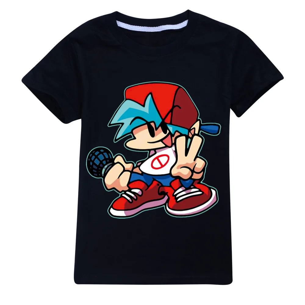 children's age t shirt	 Game Friday Night Funkin 3D Print T-shirt Children Tees Tops Summer Short-Sleeved Tshirt Boys Casual Streetwear Fnf Cool T Shirt children's t shirt design	 Tops & Tees