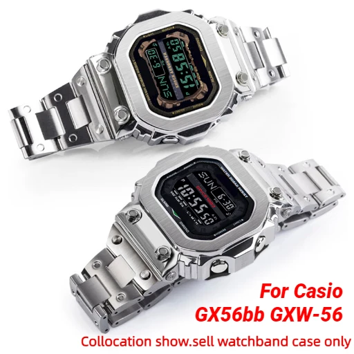 GX-56 metal case strap for Casio G-SHOCK GX-56BB GXW-56 Bezel