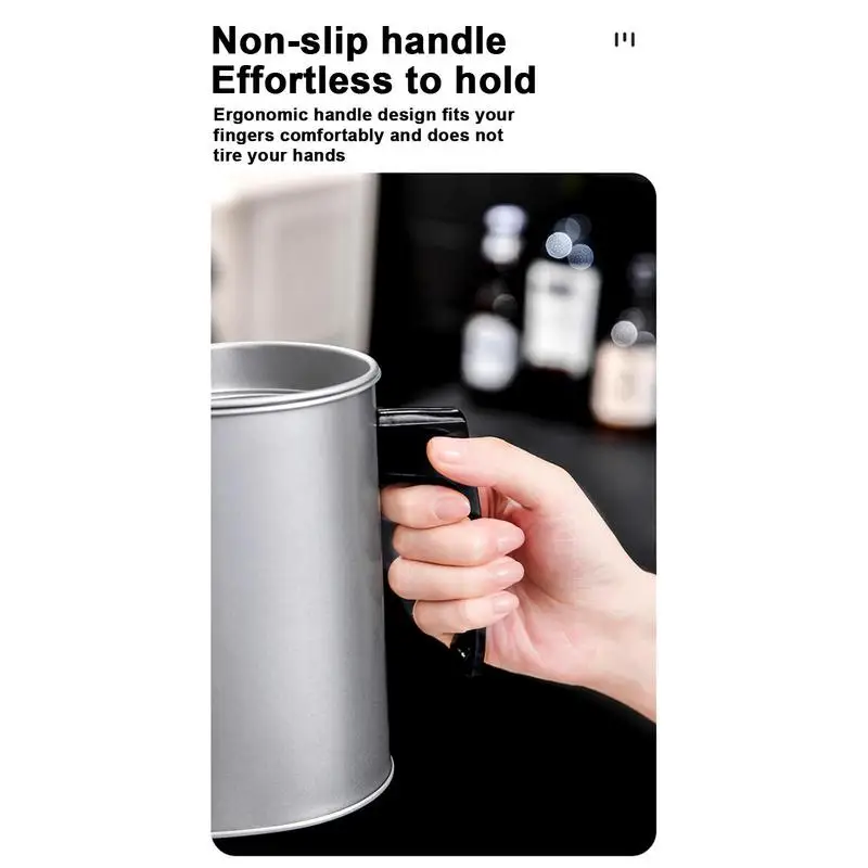 Grease Container Stainless Steel Grease Saver & Fine Strainer Enamel Bacon Non Rustic Grease Keeper Oil Can Cooker Accessories