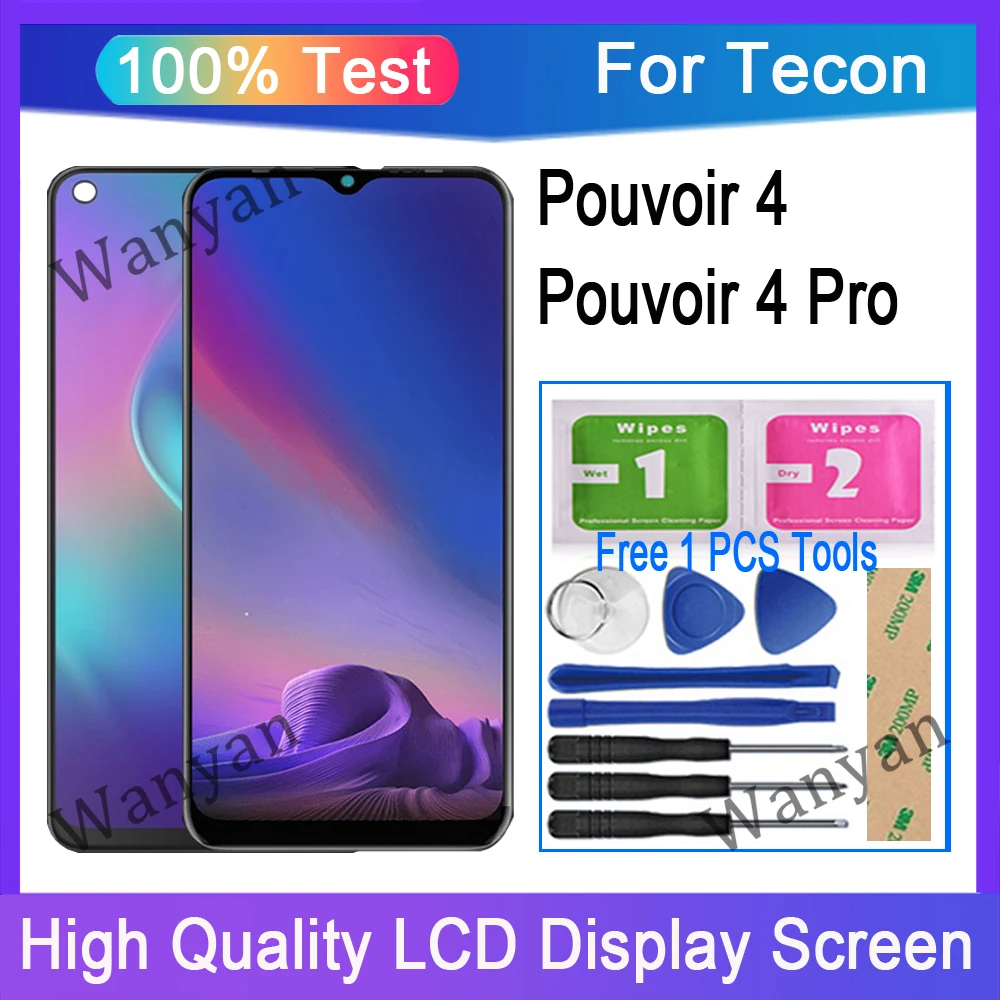 

7.0" inch Original For Tecno Pouvoir 4 LC7 LCD Display Touch Screen Digitizer For Tecno Pouvoir 4 Pro LC8 LCD