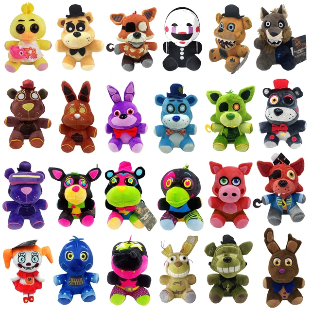 18cm FNAF Plush Toys Kawaii Freddys Animal Foxy Bonnie Bear Ribbit Stuffed  Plush Toys In Plush ​Birthday Gift for Kids - AliExpress