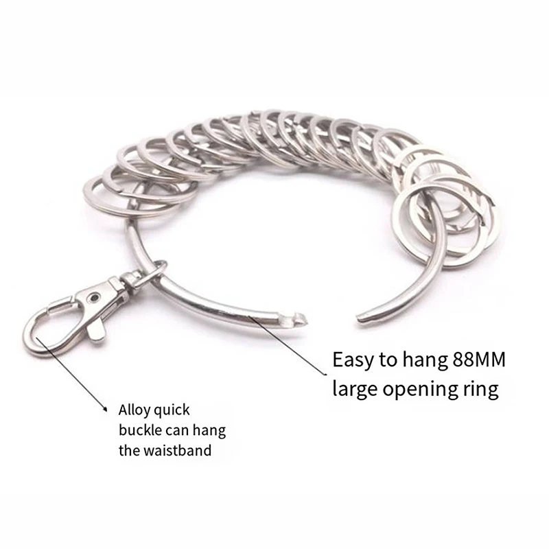 Creative Multi-Ring Key Chain for Organizing and Management