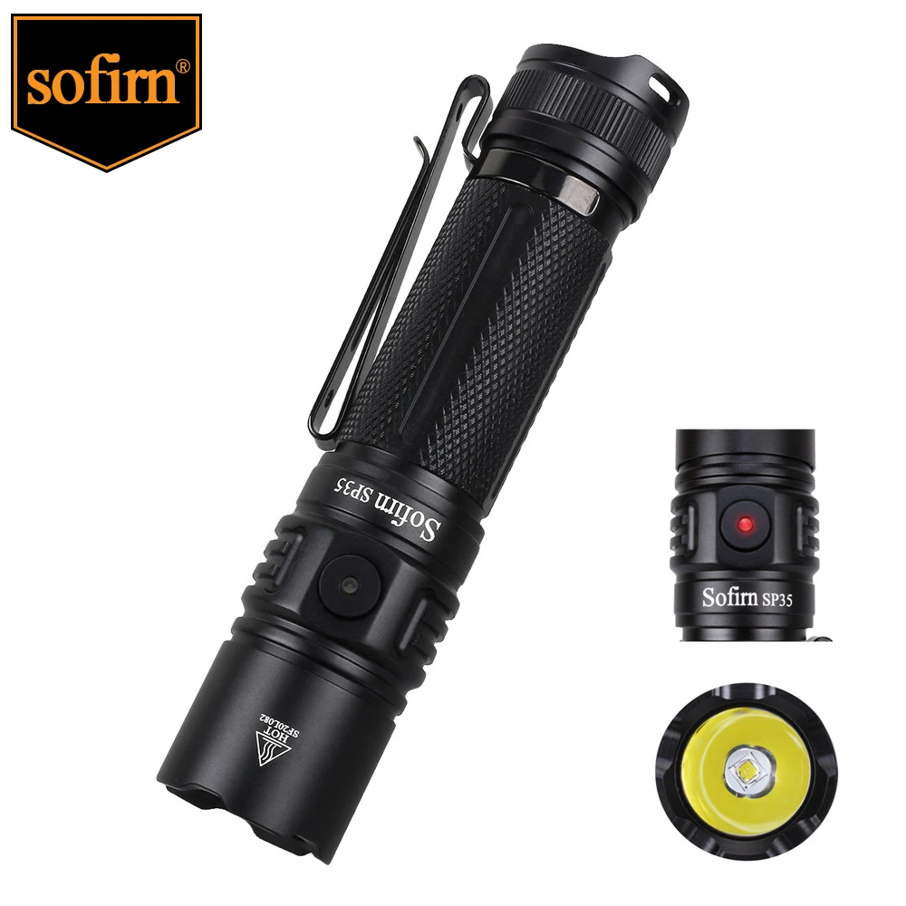 Faire Clignoter Ma Lampe Torche Sofirn – lampe de poche SP35 à lumière LED Rechargeable USB 2A, 2 groupes,  torche 21700 SST40 2200lm, avec indicateur de puissance, courant Constant  ATR - AliExpress
