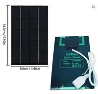 5V 5-35W panneau solaire Portable chargeur USB pour téléphone batterie externe Camping en plein air RV Sunpower panneau solaire usb 4