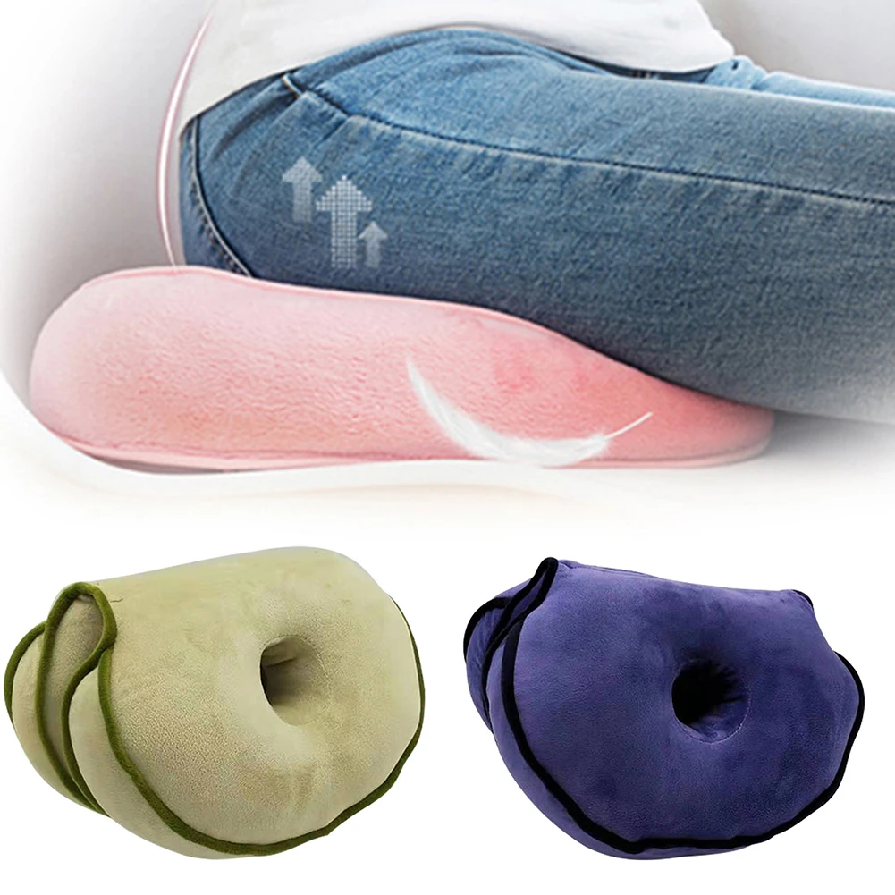 Dropshipping Dual Comfort Orthopedic Cushion Pelvis Pillow Lift Hips Up Seat Cushion Multifunction, for Pressure Relief