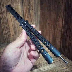 Outdoor EDC Folding Comb Metal Multifunctional Comb Hair Tool